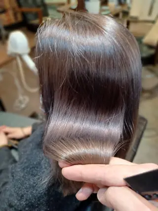 セミロング H/M Hair Home 　池袋2号店所属・✂️✂️徳　田✂️ ✂️のヘアスタイル