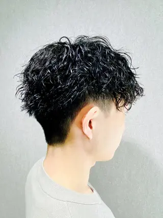 パーマ メンズ 👑駅近メンズサロン パーマ特化北千住👑のヘアスタイル