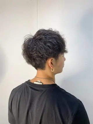 ショート メンズ ブリーチ特化/レイヤ ーカット🥀マサルのヘアスタイル