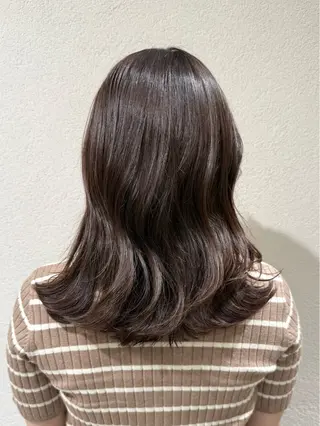 セミロング カラー 🌟透明感カラー🌟 恵比寿/sayuのヘアスタイル