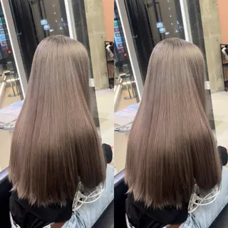 ロング カラー RONND   Weg所属・海瑠万／メンズパーマ ／ブリーチ／フェードのヘアスタイル