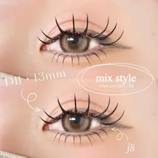 マツエク・マツパ 大阪梅田 SAKI 韓国風束感まつ毛のマツエク・マツパデザイン