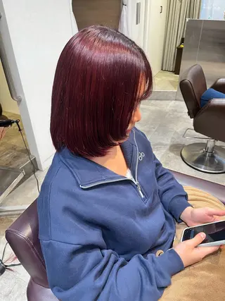 カラー ハイトーン/暖色/ ブリーチ/せいかのヘアスタイル