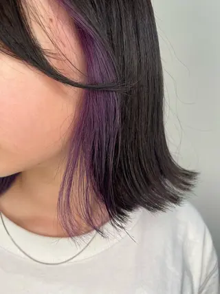 カラー ミルクティーベージュ ブリーチ🖤サヤカのヘアスタイル