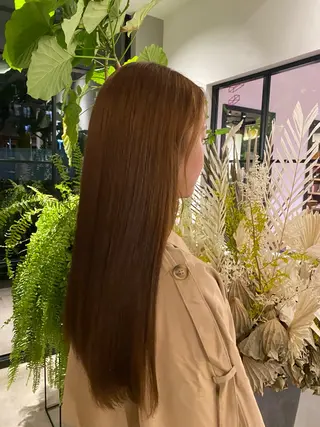 ロング カラー 白木 葵のヘアスタイル