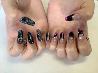 ネイル 💎🐰 saki. m 🐰💎のネイルデザイン