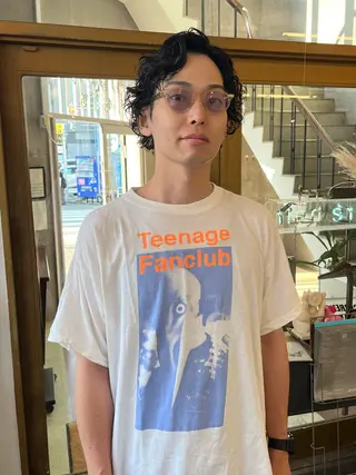 ショート パーマ メンズ 艶髪color💎髪 質改善ストレート大吉のヘアスタイル