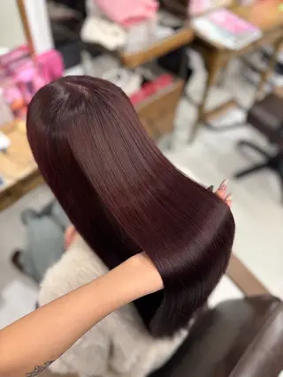 ロング カラー 大林 菜海のヘアスタイル