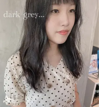 セミロング カラー ヘアアレンジ stylist/蛯谷 珠里のヘアスタイル