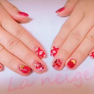 ネイル La neige* yuki 🥯🍑のネイルデザイン