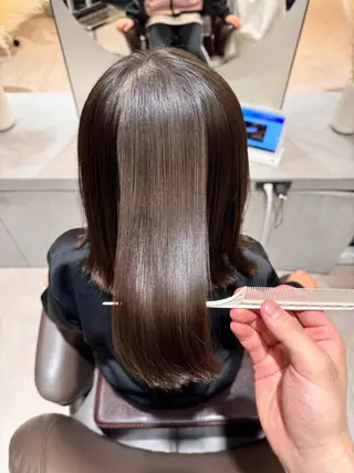 ミディアム パーマ 山﨑 寛大のヘアスタイル