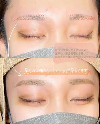 アイブロウ 🍒眉毛/まつ毛 Sanaの眉毛・アイブロウイメージ