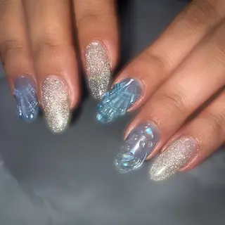 ネイル &.nail/ ニュアンス/持込み可のネイルデザイン