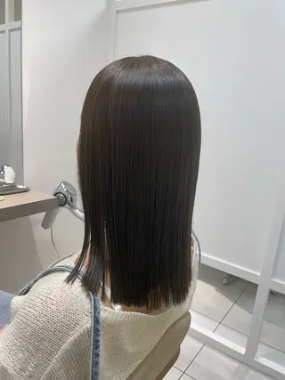 セミロング カラー Jr.stylist 彩乃のヘアスタイル