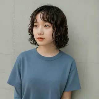 ショート メンズ曲がる 縮毛矯正/駅徒歩4分のヘアスタイル