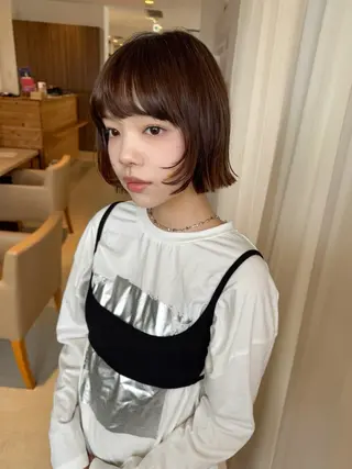 ショート パーマ triccabalconyhayama所属・shimoozaki Kazuyaのヘアスタイル