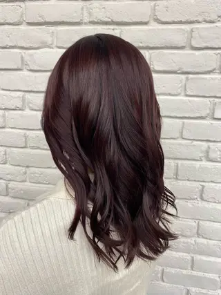 セミロング カラー ヘアアレンジ DIFINOaoyama所属・🎧ayaka/ボブ /透明感カラー 🩵のヘアスタイル