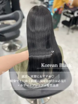 セミロング カラー ヘアアレンジ Ella所属・nana【艶髪】/ レイヤー/縮毛矯正のヘアスタイル