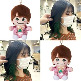 ロング カラー インナー/2次元/ 推しカラー/しゅうとのヘアスタイル