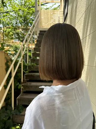 ミディアム ルプラボウ／艶カラー ／髪質改善／アサミのヘアスタイル