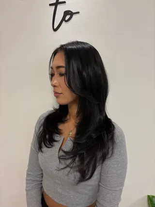 ロング 六本木0分ヘアセット ヘアメイクのヘアスタイル