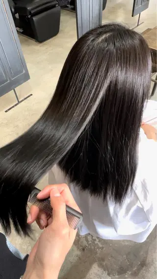 セミロング パーマ 阿部 紋英のマツエク・マツパデザイン