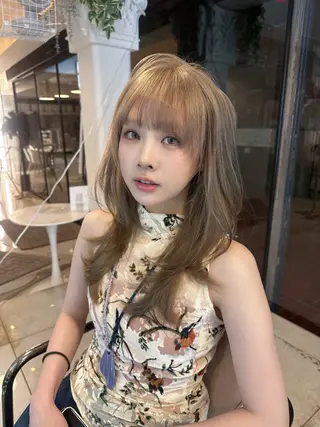 カラー RiA/レイヤーカッ ト/髪質改善のヘアスタイル