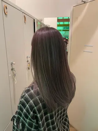 ロング カラー エクステ/ハイトーン /レイヤーカットのヘアスタイル