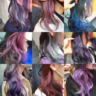 ミディアム 原宿サロン代表 デザインカラー伊藤卓のヘアスタイル