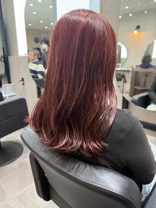 ミディアム 森本峻介 ボブ/透明感カラーのヘアスタイル