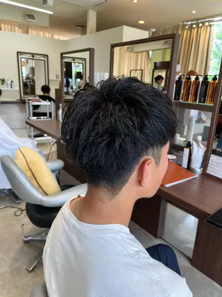 ショート メンズ AROH men's cut&men's perm 船橋店所属・🧊メンズ特化🧊 高木航希のヘアスタイル