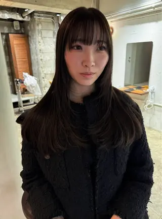 カラー ere 代々木公園所属・みほ/ニュアンス/ モード/艶カラーのヘアスタイル