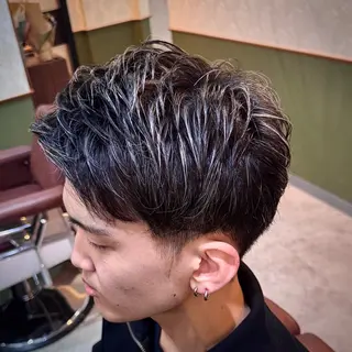 ショート カラー メンズ GLADMAN'S CUT CLUB 立川所属・立川メンズカット/ メンズパーマ💈三上のヘアスタイル