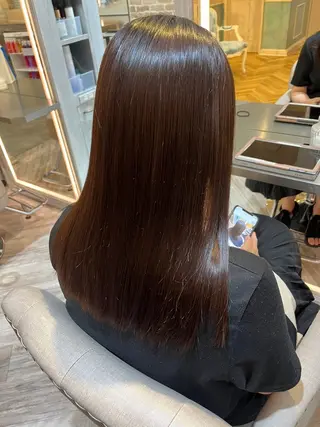 ロング カラー カラーが上手い 辻悠月のヘアスタイル