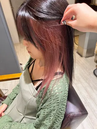 カラー 本田 歩のヘアスタイル