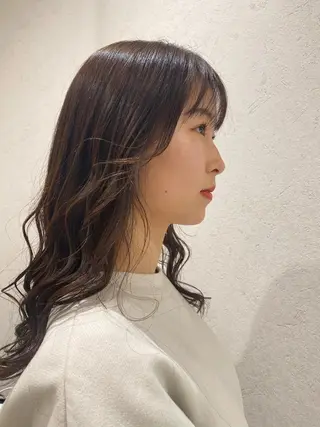 セミロング カラー パーマ指名No1 /namiのヘアスタイル