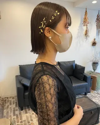 ショート ヘアアレンジ m ā l o.🌷 サカモトマイコのヘアスタイル