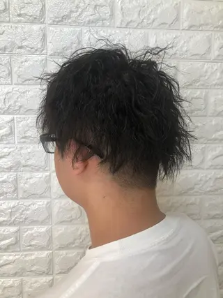 パーマ メンズ 北脇 健治のヘアスタイル