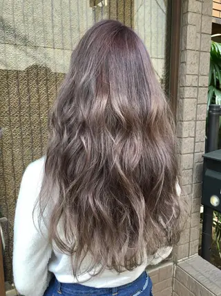 ロング カラー 韓国ヘア🤍髪質改善 🇰🇷AKANEのヘアスタイル