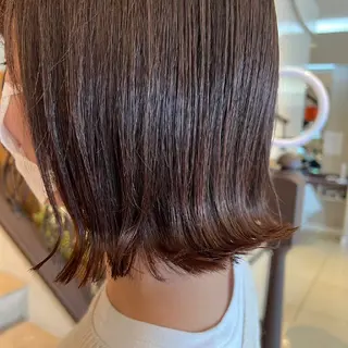 ミディアム カラー 小嶋 未希のヘアスタイル