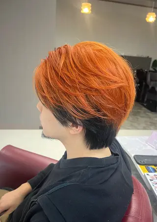 ショート カラー メンズ KEN 🌟のヘアスタイル