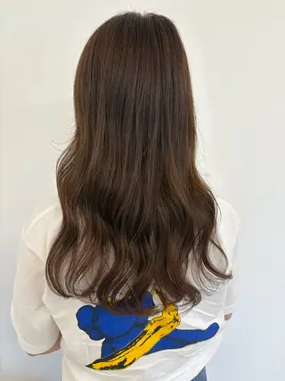 ロング カラー モデルさん募集🌟 艶カラー/杉山海帆のヘアスタイル