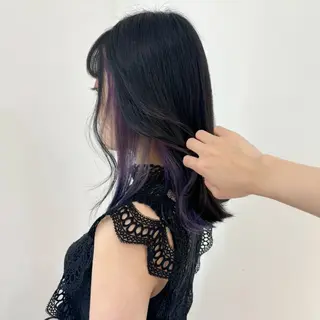 ミディアム カラー 艶髪ハイトーン/ ブロンド/Nagiのヘアスタイル