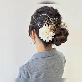 ロング お子様と美容室🧸 HidamaRi絢菜のヘアスタイル