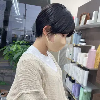 ショート ダブルカラー/韓国 ヘア/さわのあかねのヘアスタイル