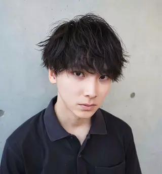 ショート メンズ 曲がる縮毛矯正 メンズ特化/鈴木美璃のヘアスタイル