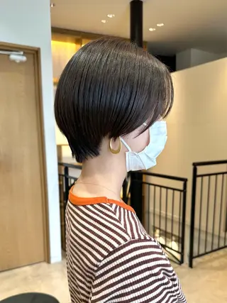 ショート sea by luvismけやき通り2号店所属・ボブ/ショート/ 縮毛矯正/岸本恭明のヘアスタイル