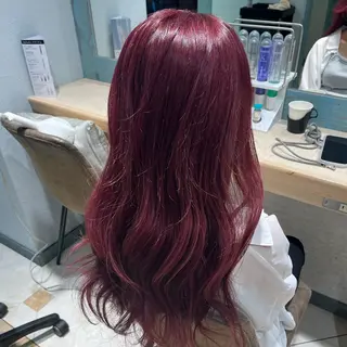 セミロング カラー 髪質改善/縮毛矯正 松原和志のヘアスタイル