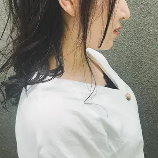 ミディアム 佐藤 旭のヘアスタイル