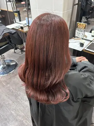 ミディアム カラー ブリーチ/エクステ/ 19歳/新宿/アリルのヘアスタイル